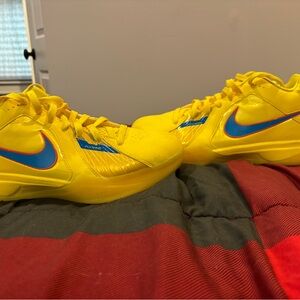 Nike Yellow and Blue Athletic Shoes